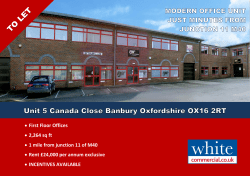• First Floor Offices • 2,264 sq ft • 1 mile from junction 11 of M40