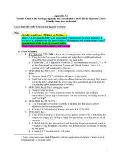 7.3 Chilean court cases