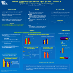 Short-term outcomes for indicated prevention in a DUI population