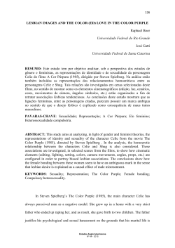 LESBIAN IMAGES AND THE COLOR (ED) LOVE IN THE COLOR