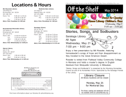 May - Carbon County Library System