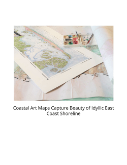 Coastal Art Maps Capture Beauty of Idyllic East Coast Shoreline