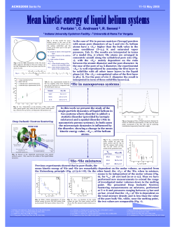 Mean kinetic energy of liquid helium systems