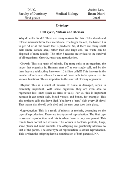 D.U.C. Assist. Lec. Faculty of Dentistry Medical Biology Ihsan Dhari