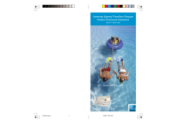 American Express&reg; Travellers Cheques Product Disclosure