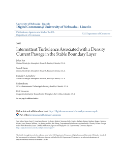 Intermittent Turbulence Associated with a Density Current Passage