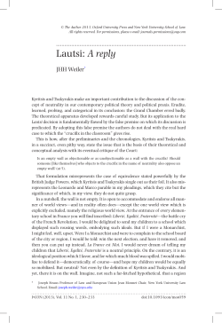 Lautsi: A reply - Oxford Academic