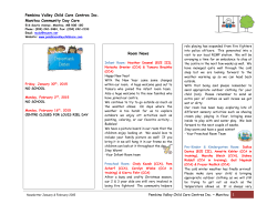 morden community child care centre newsletter