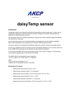 daisyTemp sensor - Didactum&reg; Security