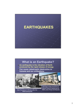 EARTHQUAKES
