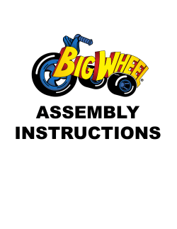 ASSEMBLY INSTRUCTIONS