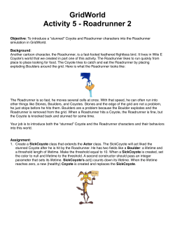 GridWorld Activity 5