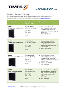 Times-7 Product Catalog