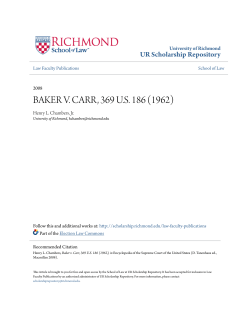 baker v. carr, 369 us 186 (1962)