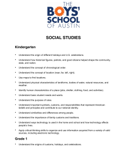 See our curriculum`s Social Studies