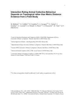 Interaction Ruling Animal Collective Behaviour Depends on