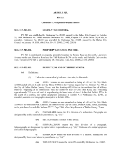 article 323 - Dallas City Attorney