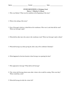 Stave 1 Marley`s Ghost