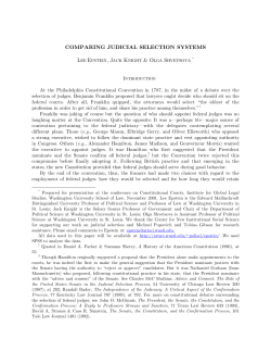 comparing judicial selection systems