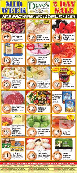 2 DAY SALE MID WEEK - Dave`s Marketplace