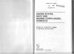 Extract, United States Navy and Marine Corps Installations, Domestic