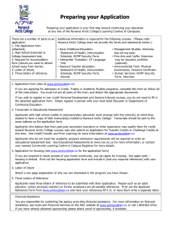 Preparing your Application