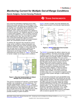Measuring Current to Handle Multiple Out-of