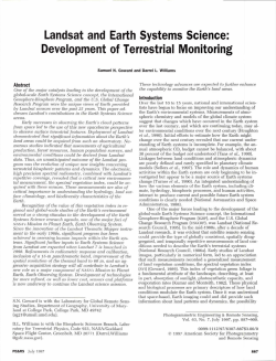 Landsat and Earth Systems Science