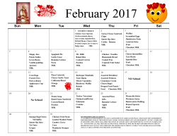 February 2017 - John Paul II Elementary School