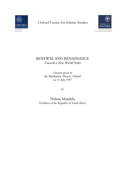 Full Text - Oxford Centre for Islamic Studies