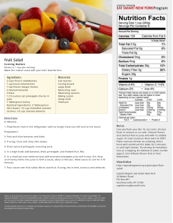 Fruit Salad | ESNY
