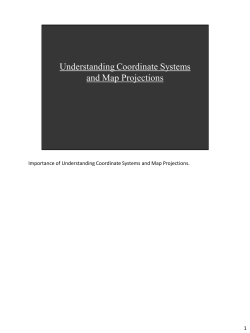 Geodesy, Projections, and Coordinate Systems