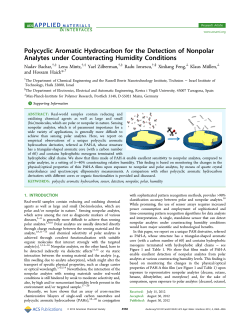 Polycyclic Aromatic Hydrocarbon for the Detection of Nonpolar