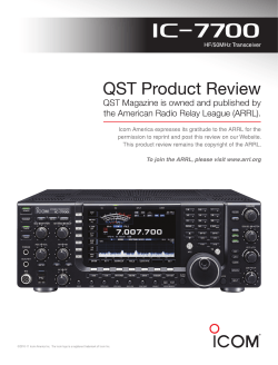 QST Review of IC-7700