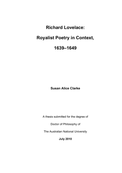 Richard Lovelace - Open Research