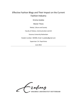 Effective Fashion Blogs and Their Impact on the Current Fashion