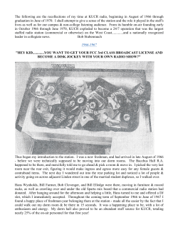 KUCR history with photos