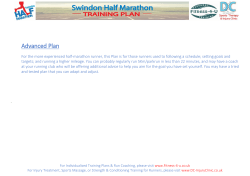 - Swindon Half Marathon