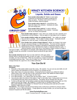 KRAZY KITCHEN SCIENCE! - the Discovery Theater!