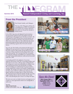 Summer 2015 TILLegram