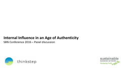 Internal Influence in an Age of Authenticity