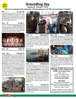 Groundhog Day - Village Tours