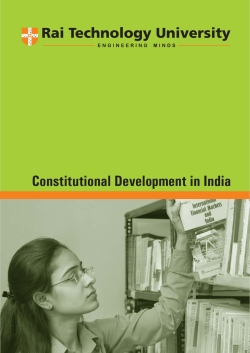 Constitutional Development in India