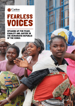 Fearless Voices - Caritas Australia