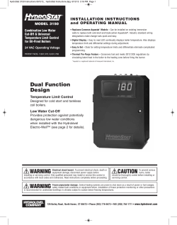 HydroStat Instructions.8pg