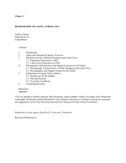 Demography of Aging Across Asia