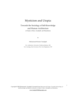 Mysticism and Utopia - Gurdjieff Bibliography