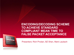 Encoding/Decoding Scheme to Achieve Standard Compliant Mean