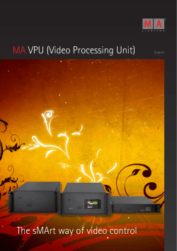 MA VPU (Video Processing Unit)