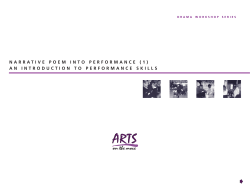 Narrative Poem into Performance (1)